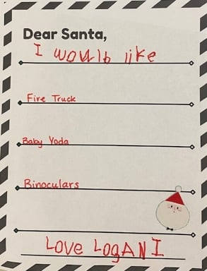 Dear Santa - Logan - TGG